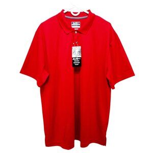 Ben Hogan Performance GOLF polo shirt Red Size XL Ventilated Lightweight Mens